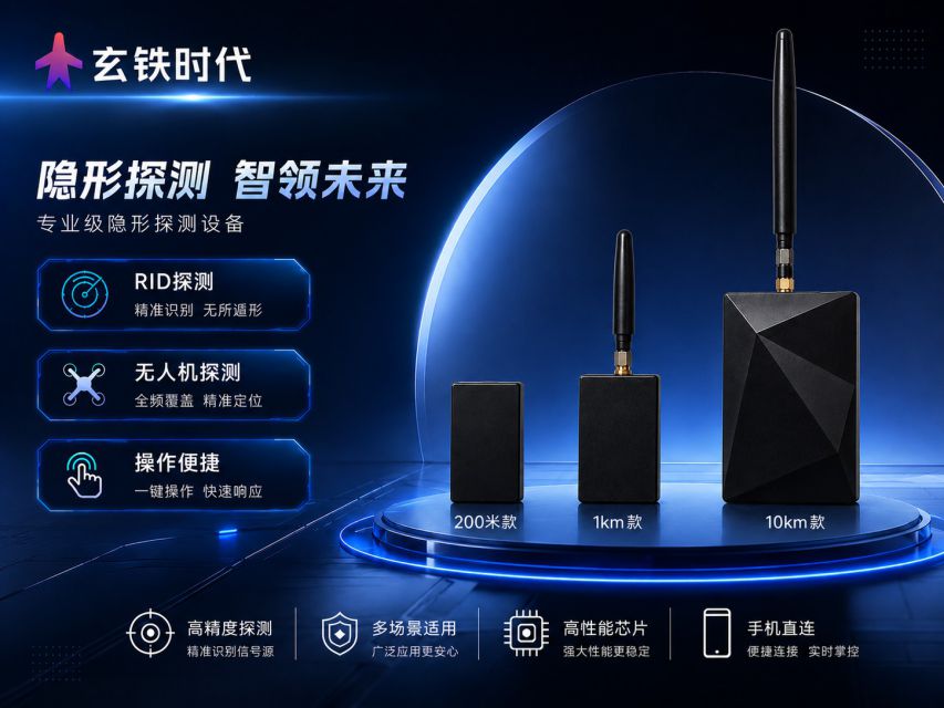 RID手持式无人机侦测设备